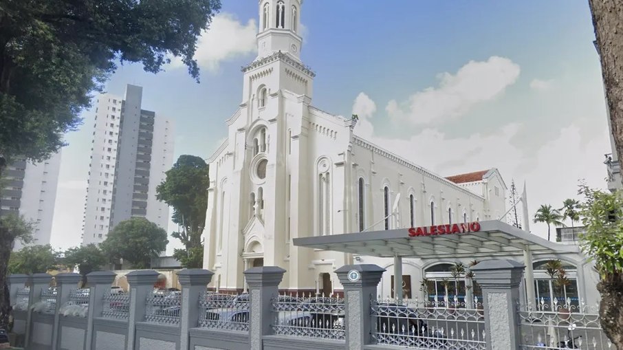 Basílica Sagrado Coração, no Colégio Salesiano do Recife