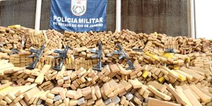 48 toneladas de maconha: PM do Rio faz maior apreensão do Brasil