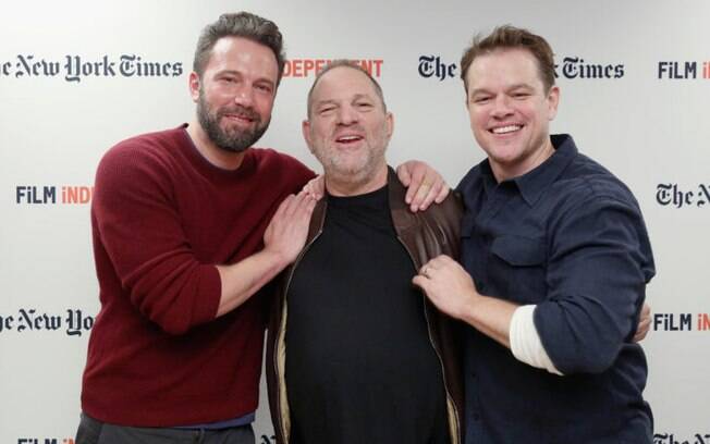 Harvey Weinstein, Matt Damon e Ben Affleck trabalham juntos desde 'Gênio Indomável', em 1996