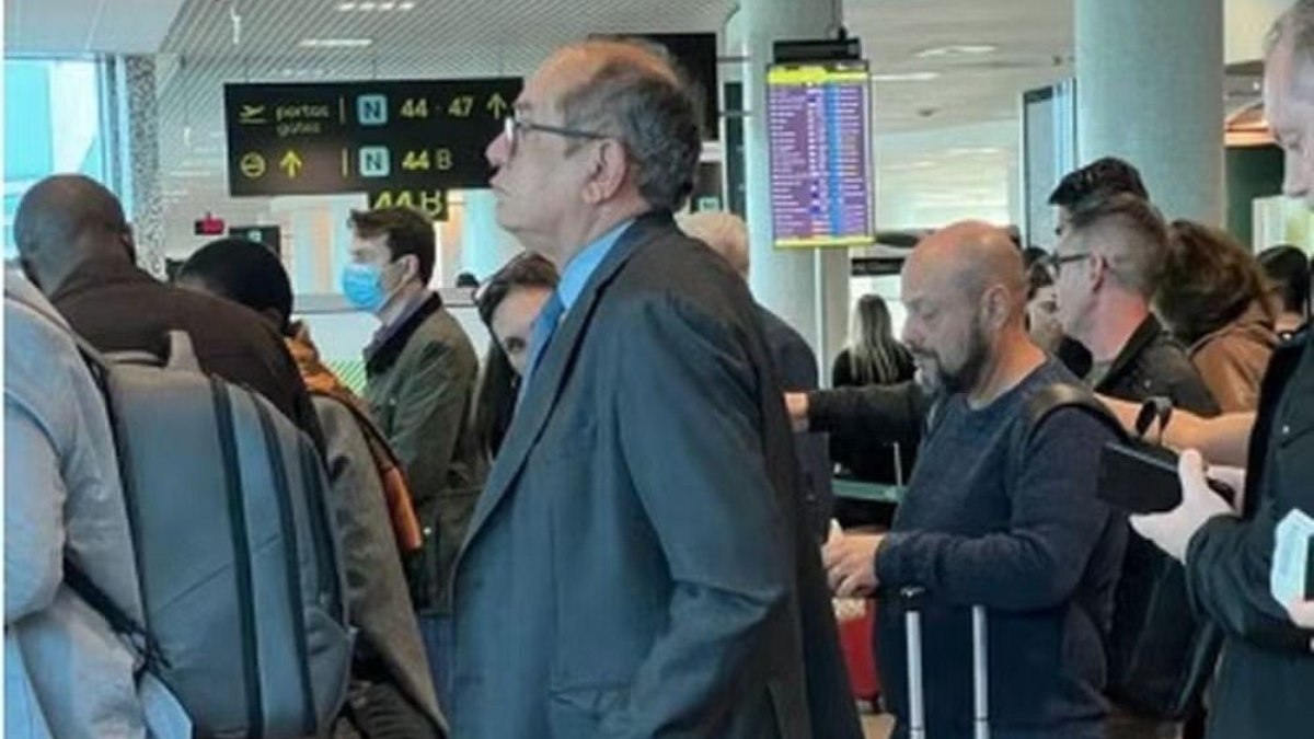 Gilmar Mendes no Aeroporto