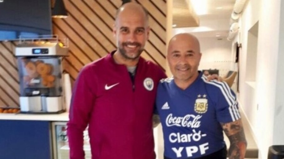 Sampaoli e Guardiola trocaram elogios nos últimos anos