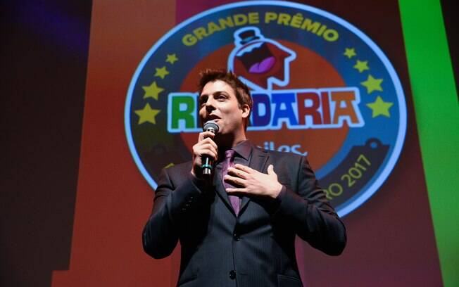 Fábio Porchat foi o mestre da cerimônia da 3ª edição do Grande Prêmio Risadaria Smiles do Humor Brasilero 