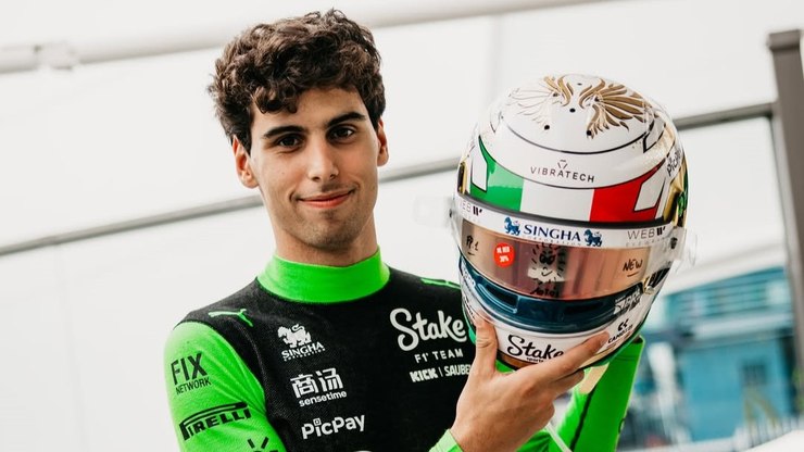 Gabriel Bortoleto tem capacete especial para o GP da Itália; veja