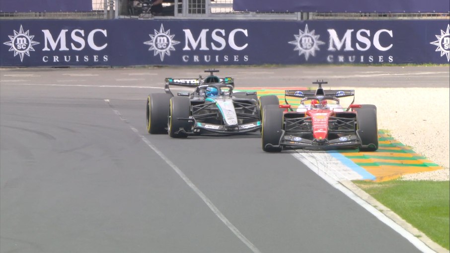 Ferrari atropela rivais na largada do GP da Austrália