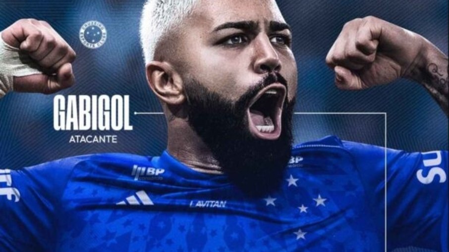 Gabigol foi anunciado nesta quarta-feira