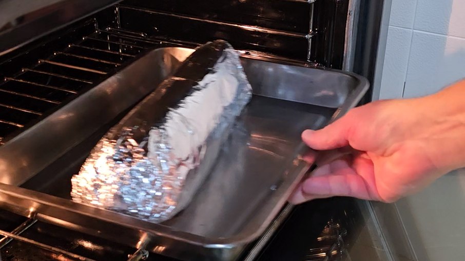 Lagarto no forno