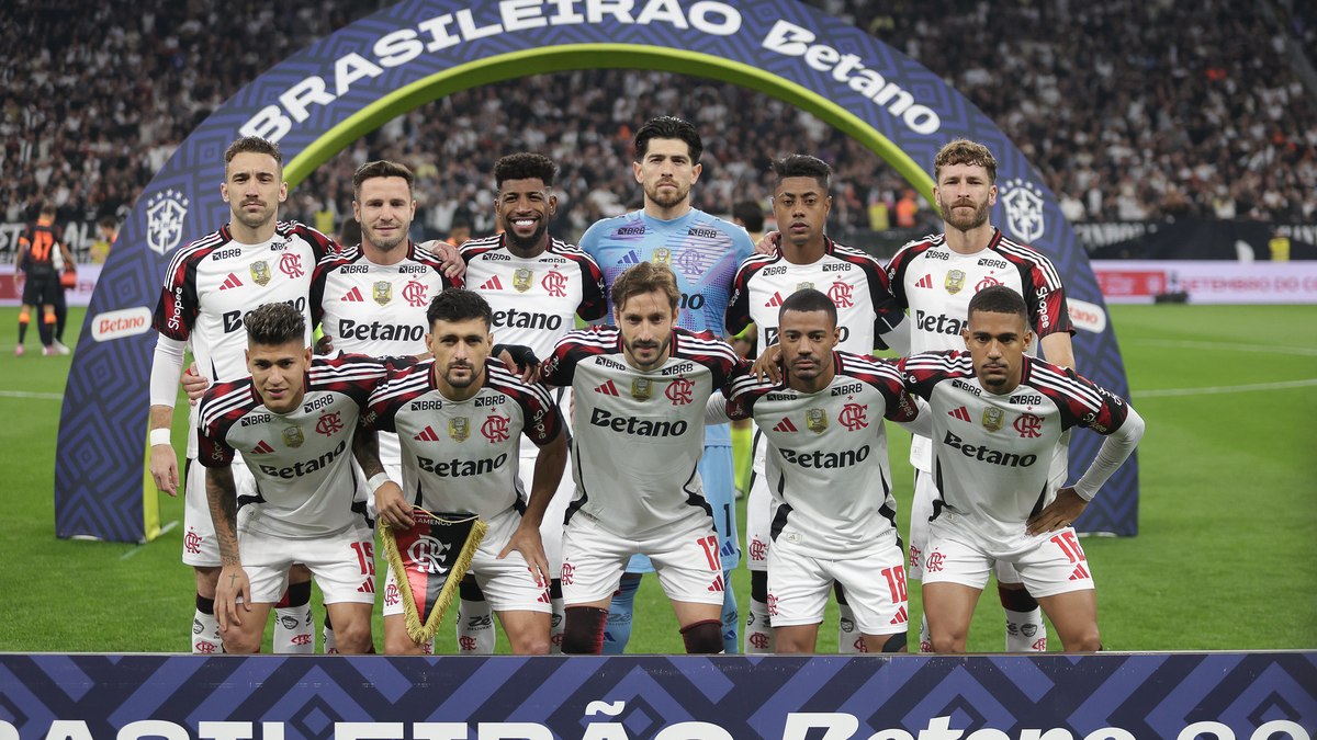 O Flamengo é líder do Brasileirão ao fim da 25ª rodada