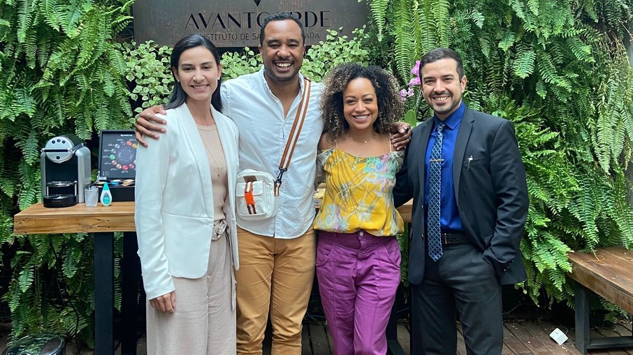 Fernanda Ota, Ernesto Xavier, Aretha Oliveira e Ludsclay Delmondes Cação