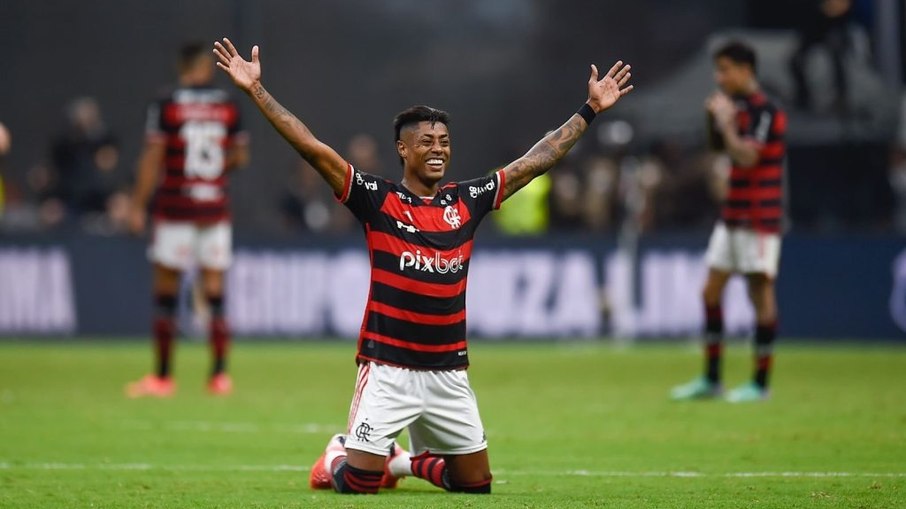 Bruno Henrique, do Flamengo, se emocionou após título da Copa do Brasil