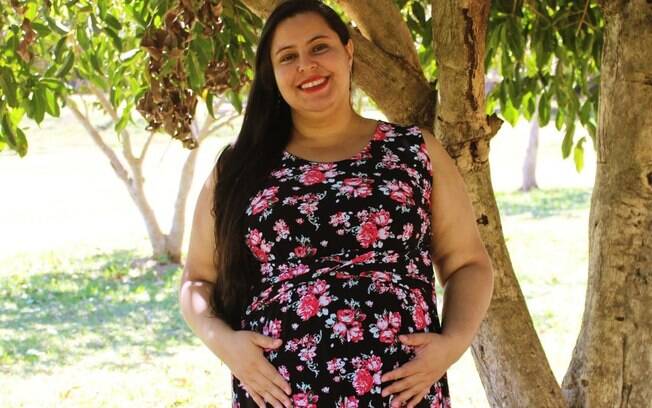 Camila Graciano, grávida de 8 meses, que morreu de Covid-19