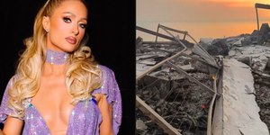 Paris Hilton mostra o que sobrou de sua mansão após incêndio em LA: "Coração em pedaços"
