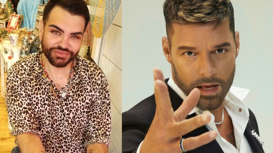 Homem tentou ser igual ao Ricky Martin