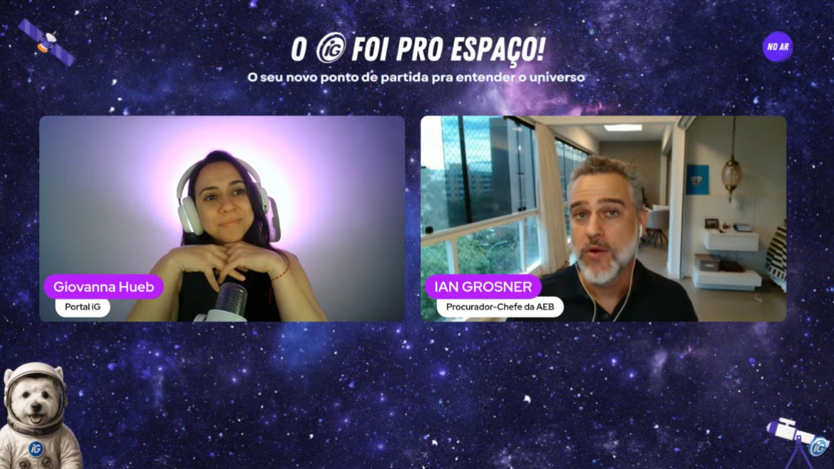 Ian Grosner, no podcast iG Foi Pro Espaço Ian Grosner, no podcast iG Foi Pro Espaço