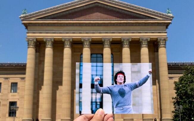 Cena de Rocky Balboa no Museu de Arte da Filadélfia em Rocky. Foto: filmtourismus/Andrea David