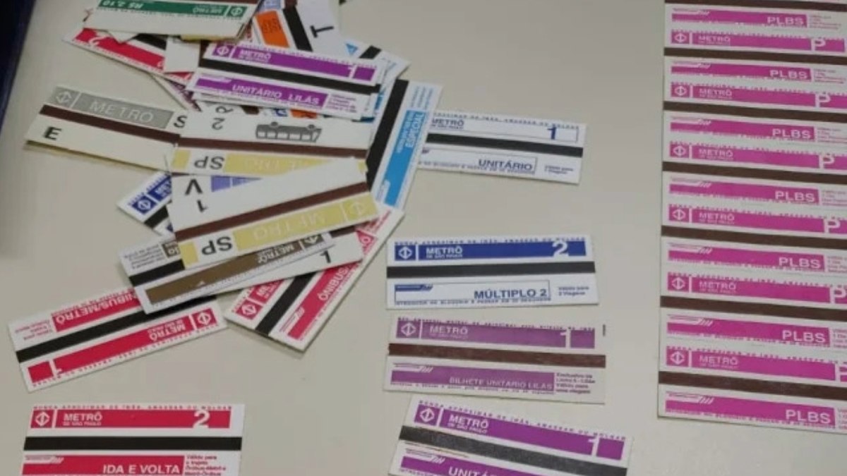 Bilhetes magnéticos do Metrô de São Paulo Bilhetes magnéticos do Metrô de São Paulo
