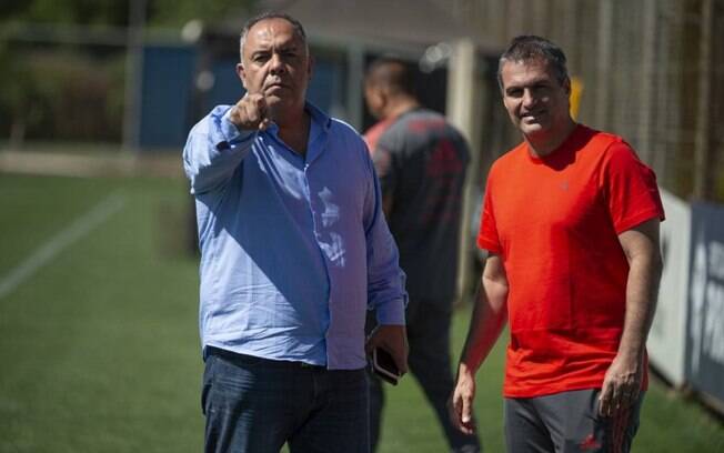 Marcos Braz e Bruno Spindel avaliam grupo do Flamengo na Libertadores: 'De bom tamanho'