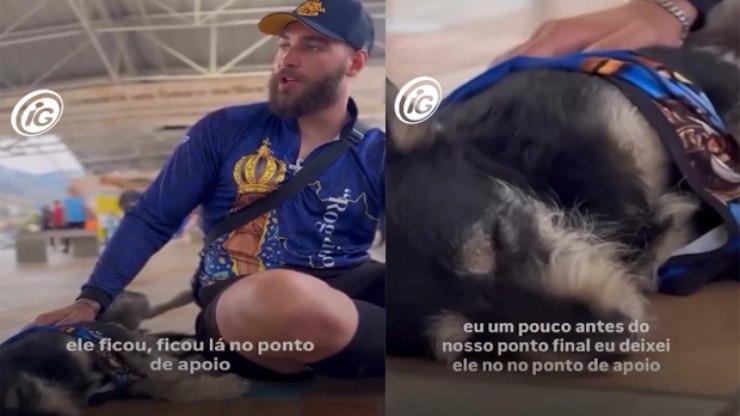 Cão segue homem que estava a caminho de Aparecida