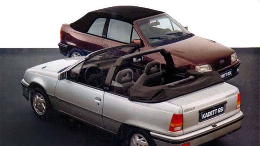 Junto ao hatchback, a GM preparou uma versão Conversível que contava com a parceria do estúdio italiano Bertone.
