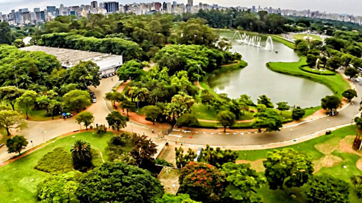 Parque Ibirapuera é o maior da cidade de São Paulo