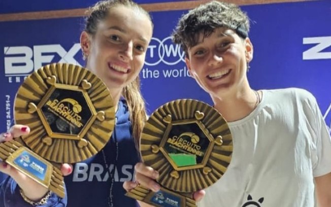 Espanhola top 20 do mundo e jovem Maria Sorci são campeãs em Riviera de São Lourenço da 8ª etapa do Circuito Beach Tennis