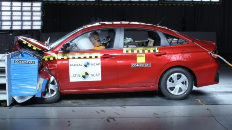 Toyota Yaris recebe apenas duas estrelas no Latin NCAP