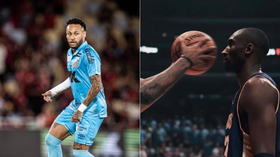 Criticado, Neymar faz post enigmático com foto de Kobe Bryant