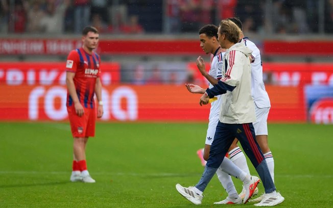 Musiala desmaiou diante do RB Leipzig na decisão da Supercopa da Alemanha Musiala desmaiou diante do RB Leipzig na decisão da Supercopa da Alemanha