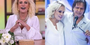 Ana Maria Braga recebe surpresa de Roberto Carlos ao vivo