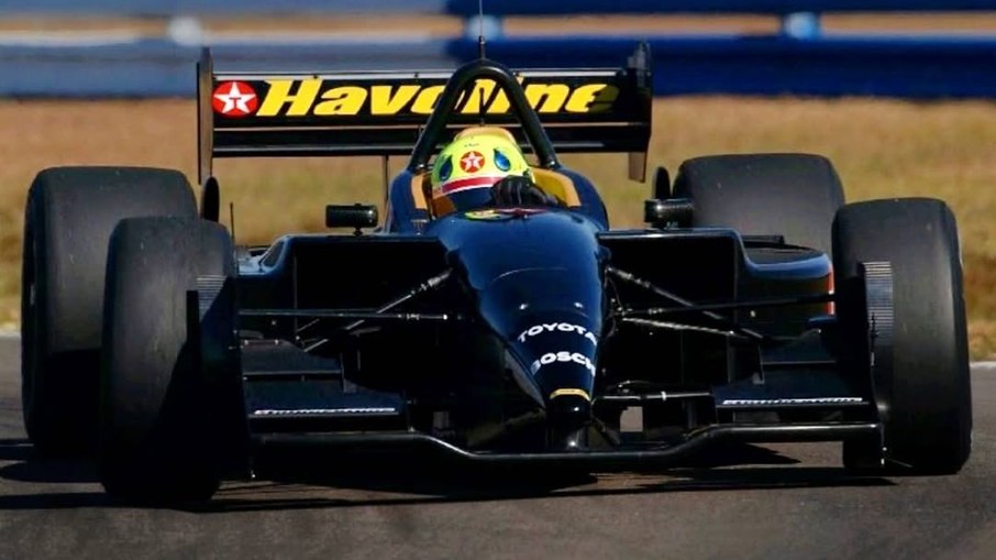 Christian Fittipaldi na pista em 2002