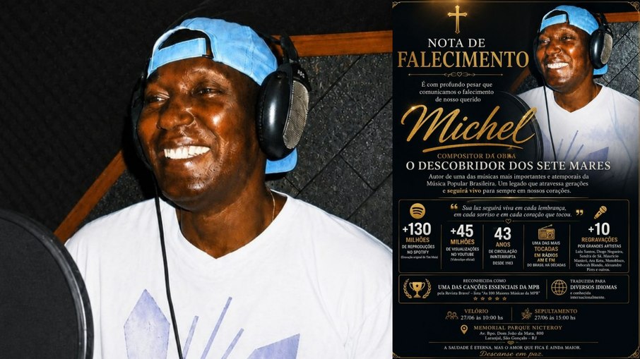 Michael, compositor de ‘O Descobridor dos Sete Mares', morre no RJ Michael, compositor de ‘O Descobridor dos Sete Mares', morre no RJ