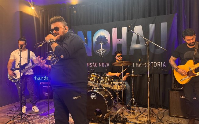 Nohau participa do Showlivre com Japinha e Marcelo Mancini