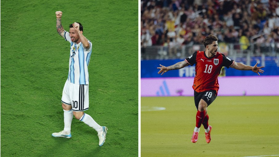 Messi busca noite histórica pela Argentina diante da Áustria de Romano Schmid