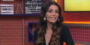 Apresentadora admite desconforto em entrevista com Babu Santana