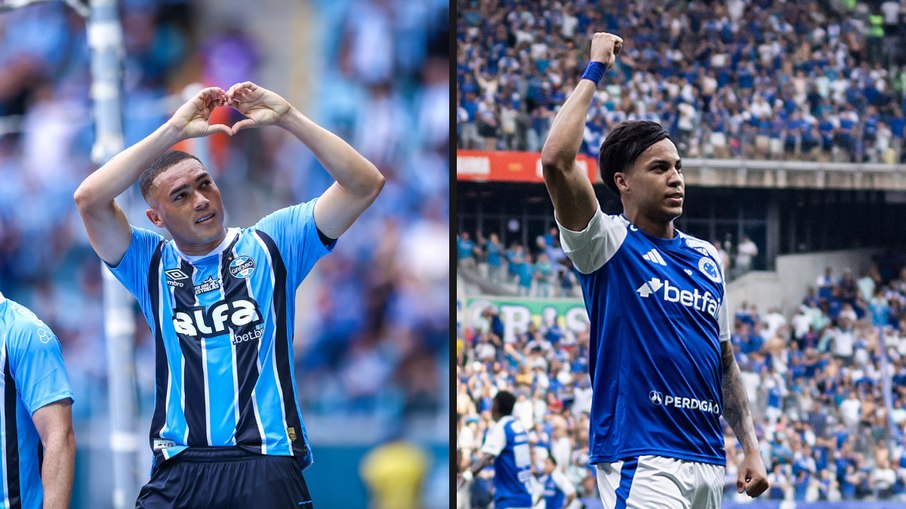 Grêmio de Carlos Vinícius recebe o Cruzeiro de Kaio Jorge Grêmio de Carlos Vinícius recebe o Cruzeiro de Kaio Jorge