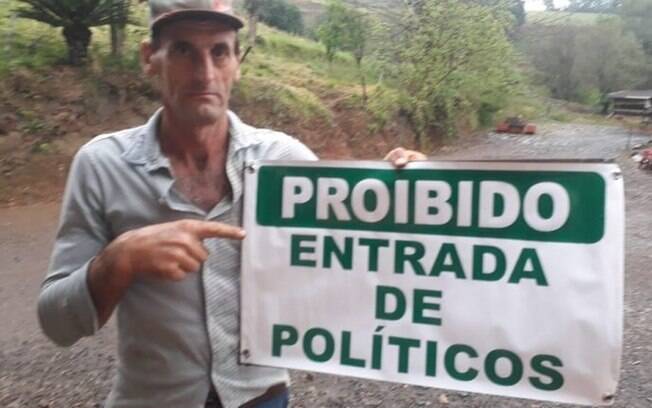 Adair Jorge Dill agricultor manifestante
