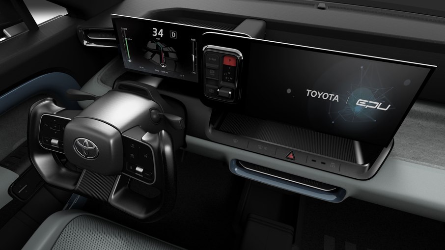 Interior é futurista, mas Toyota já utiliza esses sistema