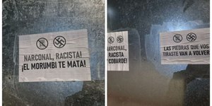 Após racismo e ataque: cartazes contra colombianos indicam revide