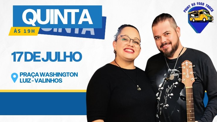 Rock anos 80 agita Point do Food Truck em Valinhos