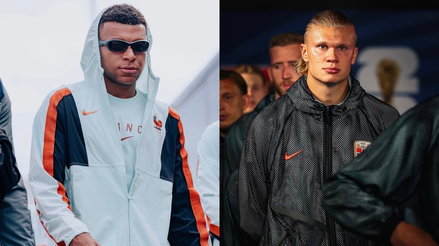 Mbappé e Haaland protagonizam duelo de gigantes na última rodada da fase de grupos