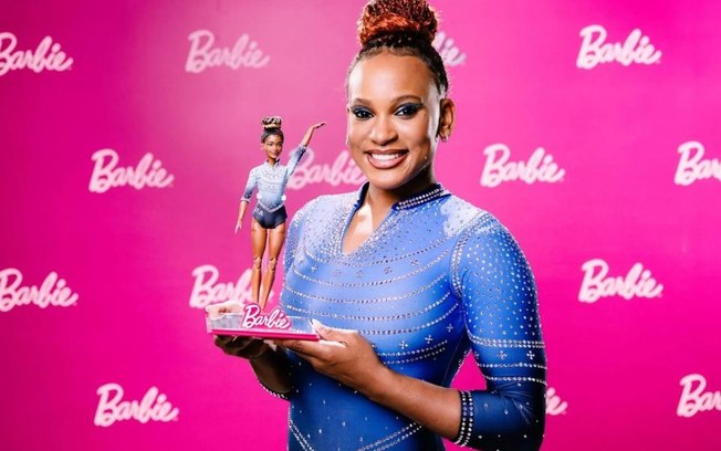Rebeca Andrade ganha boneca exclusiva da Barbie