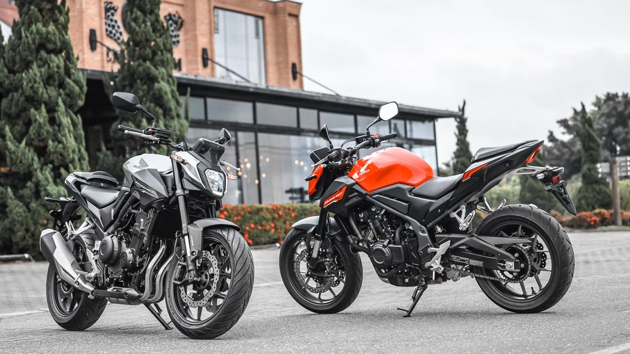 Linha 2027 da Honda CB500 Hornet passa a contar com a nova opção Prata Metálico