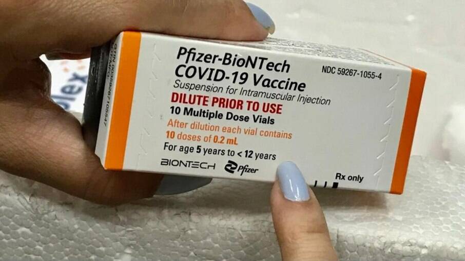 Covid: Viracopos recebe 5º lote de vacinas infantis da Pfizer.