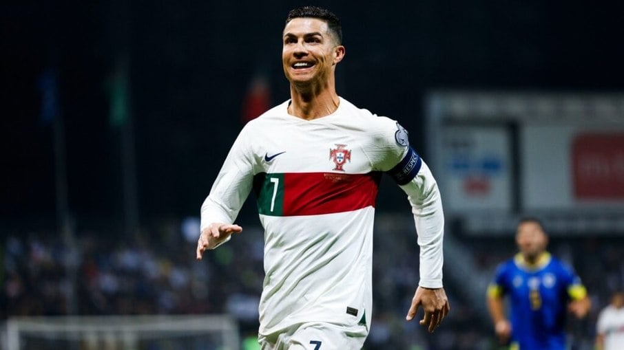 Cristiano Ronaldo em ação pela seleção portuguesa