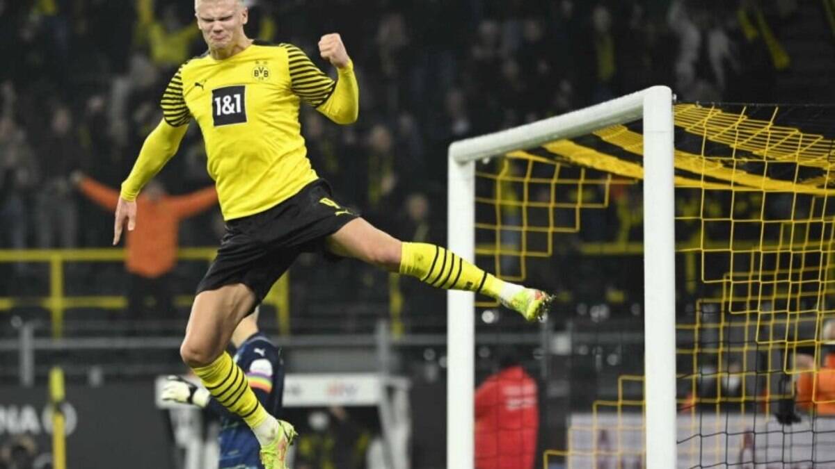 Haaland pode ser relacionado pelo Borussia Dortmund contra o Rangers, pela Liga Europa