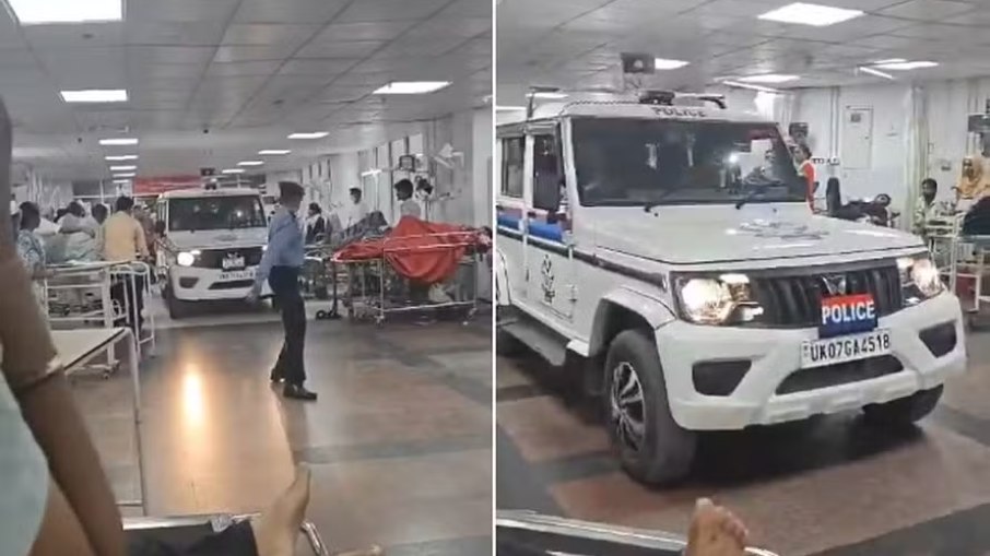 Polícia indiana surpreende ao realizar operação dentro de hospital