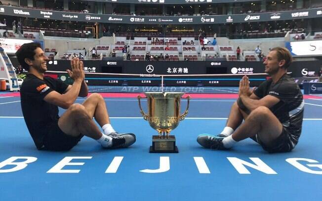 Marcelo Melo e Lukasz Kubot foram campeões do ATP 500 de Pequim%2C na China