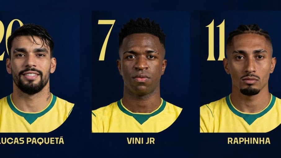 Seleção está escalada para o jogo contra o Egito