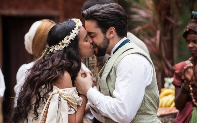 Em ''Escrava Mãe'' Juliana e Miguel poderão, finalmente, se casar e viverem seus finais felizes juntos