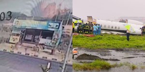 Avião cai durante tentativa de pouso e deixa 5 mortos na Índia