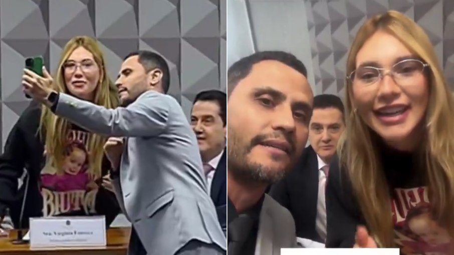 Esposa de senador mostra vídeo gravado com Virginia durante CPI Esposa de senador mostra vídeo gravado com Virginia durante CPI